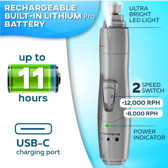 Dog Nail Grinder with LED Light - Picture 4 of 6